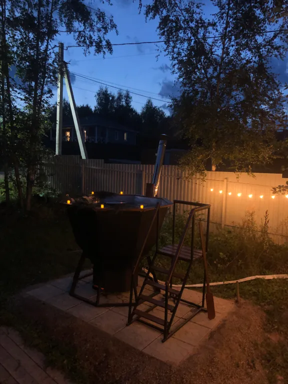 Дом с баней и чаном