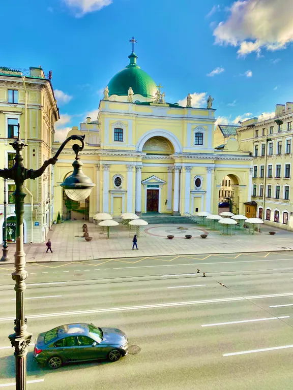 Квартира Видовая квартира с бесплатной парковкой и роскошной лоджией в центре — Санкт-Петербург