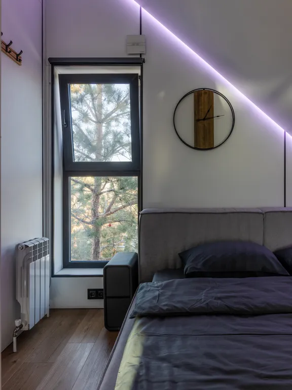 Дом Барн премиум класса с уникальным видом на горы и реку Сок