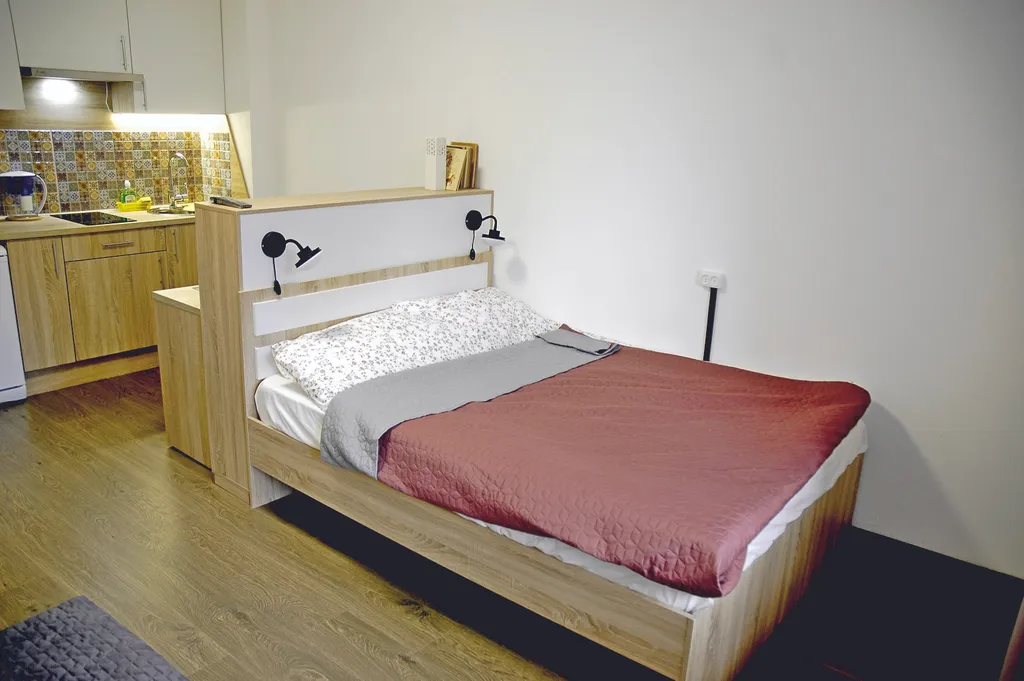 Квартира Квартира Комфортная студия у Ладожского вокзала — Санкт-Петербург