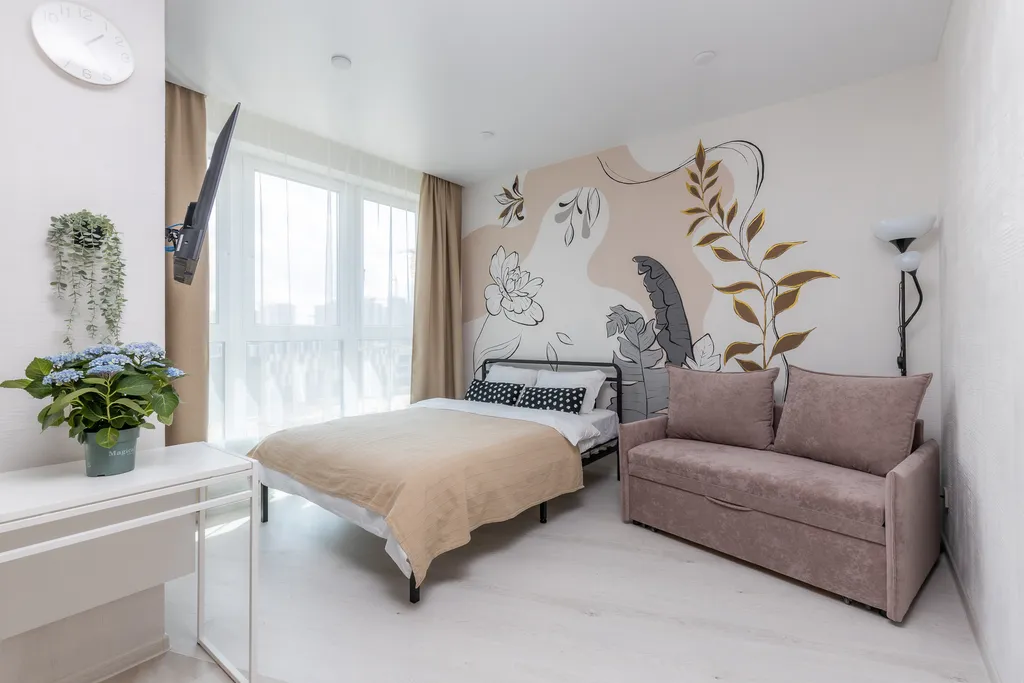 Уютная студия в Minsk World