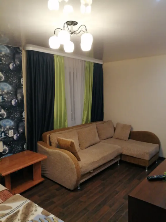 Однокомнатная квартира с красивым видом на город.