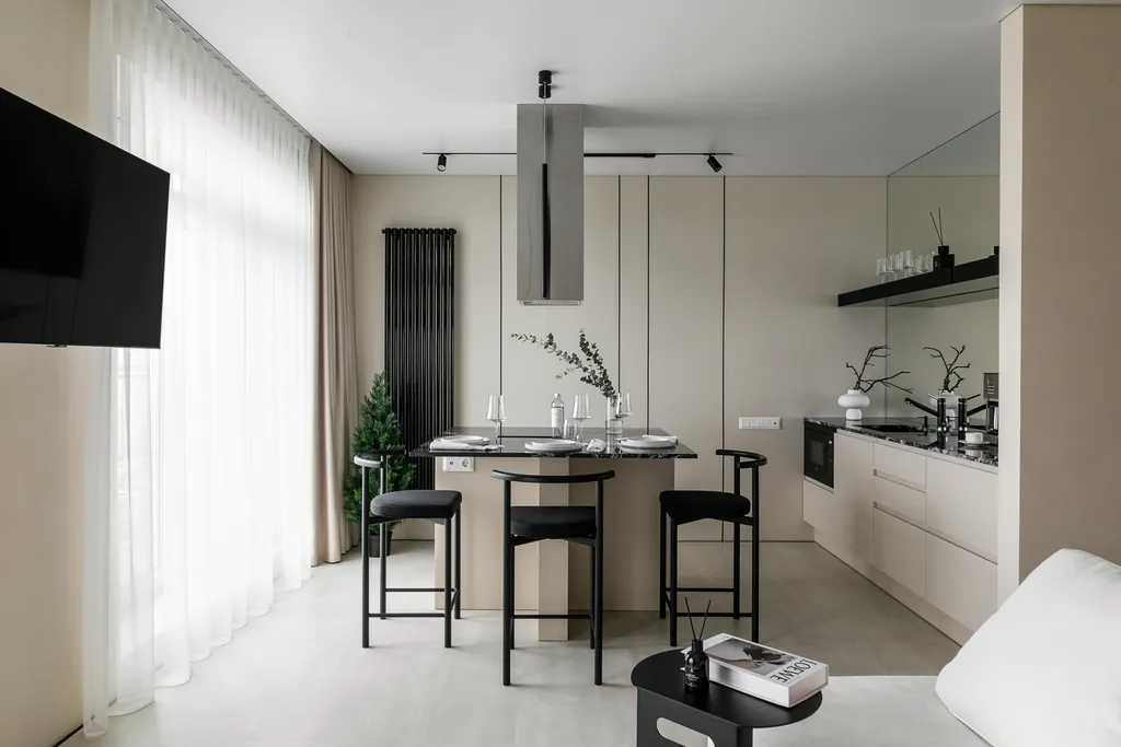 Премиум апартамент Loca loft с видом на пруд