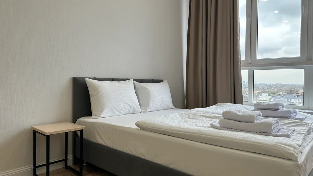 Квартира Квартира Уютная студия с панорамным видом на реку Кубань — Краснодар