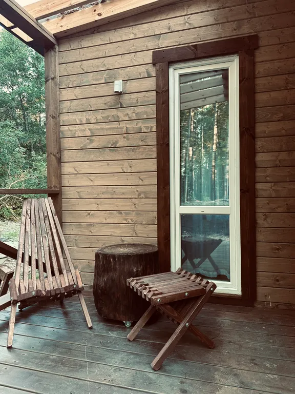 Гостевой дом для 2-4 человек с крытой террасой и мангалом