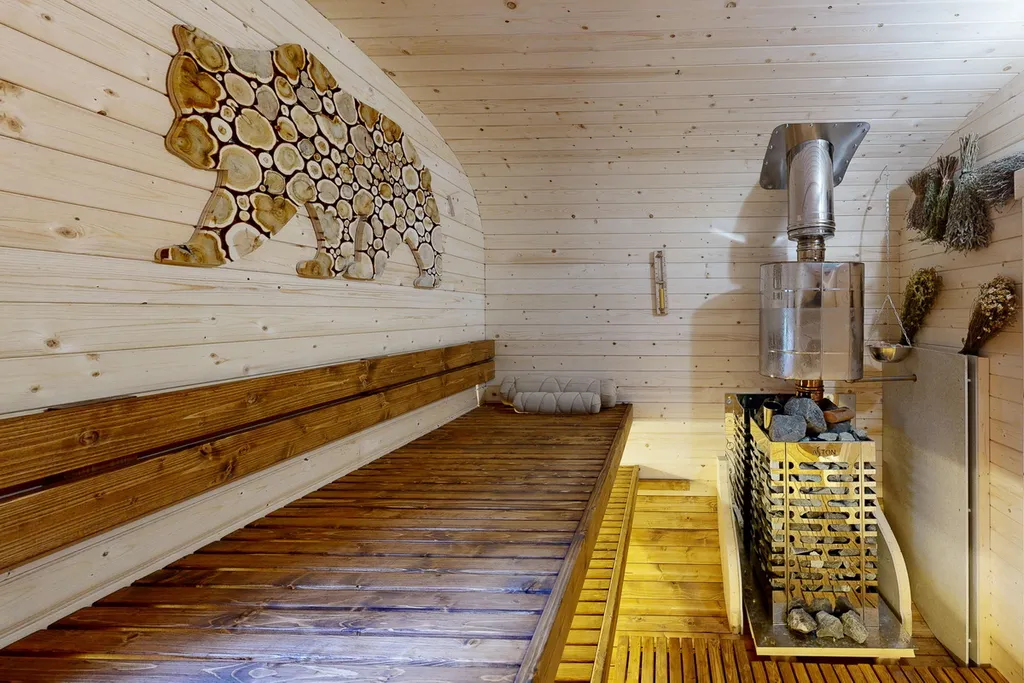 Дом с баней и чаном на участке 10 соток, Green island house