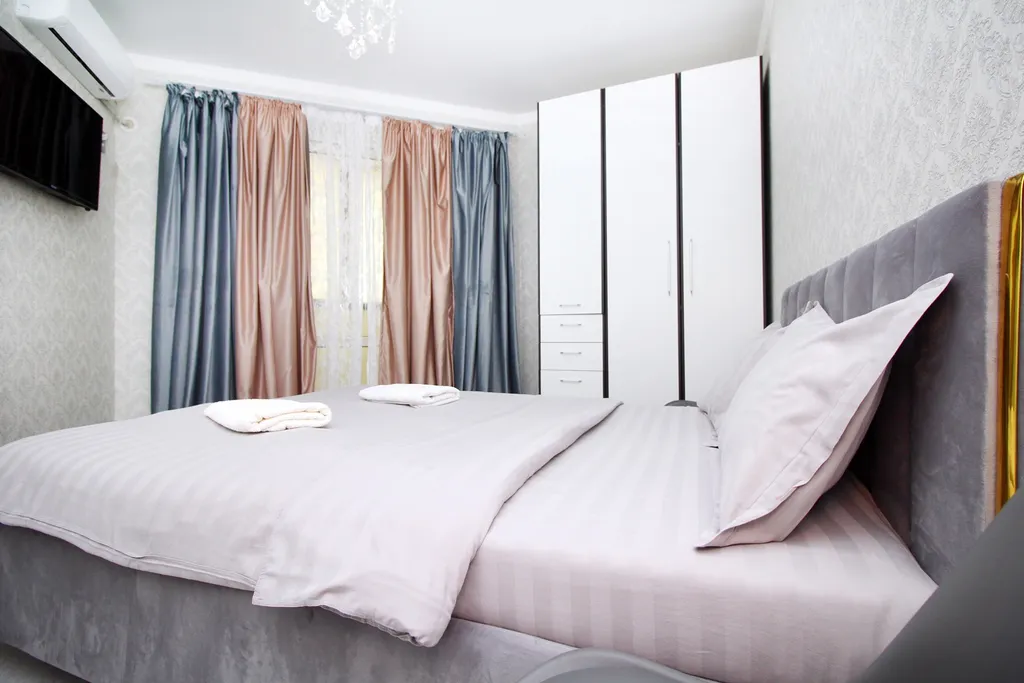 Квартира ЖК «Elif Towers» вид из окна горы, центр Арбат & питьевая вода подарок — Алматы