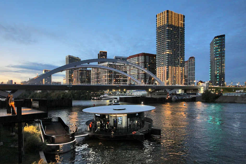 Квартира Просторная евро 3к квартира с видом на Москву-реку — Москва