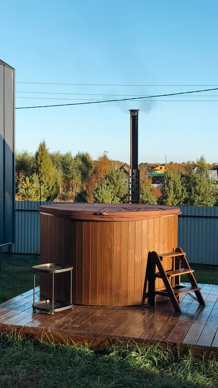 Уютный барн-хаус у леса с купелью и баней