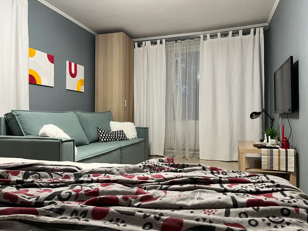 Квартира Апартаменты Art Room в 1 минуте пешком от метро Молодежная — Москва