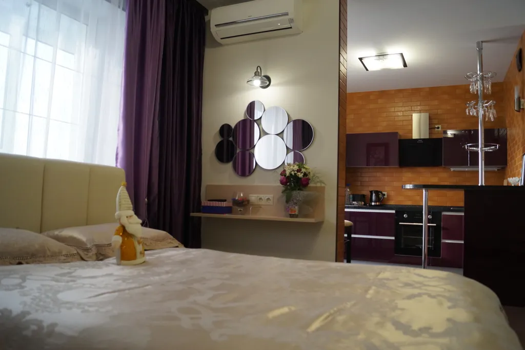 Студия с барной стойкой