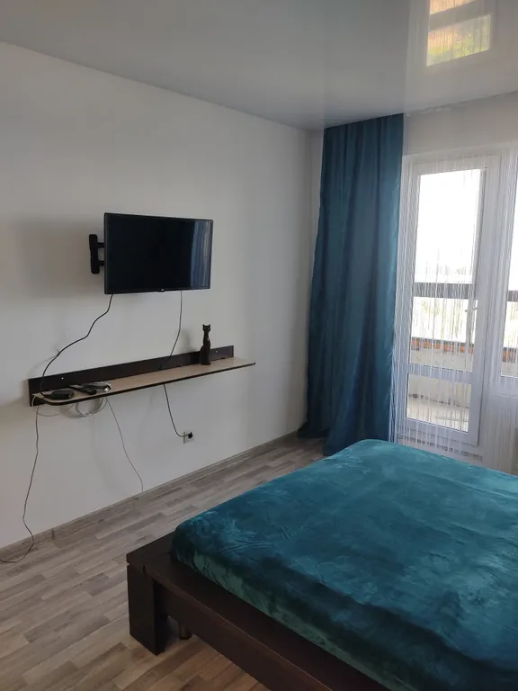 Уютная студия с видом на город