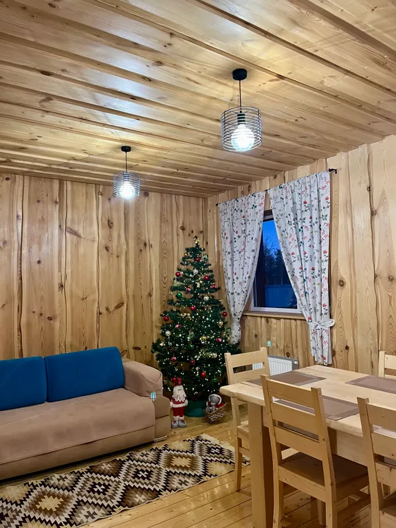 Уютный дом с баней на дровах