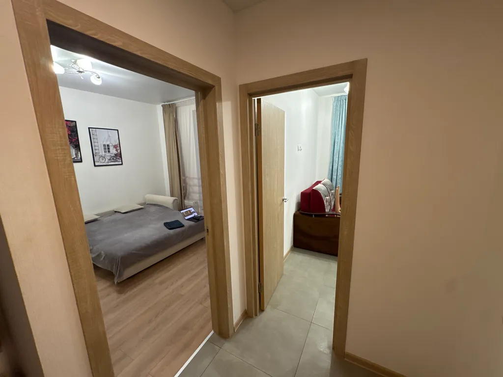 Просторная 1-комнатная квартира для 4 человек рядом с метро Аннино.