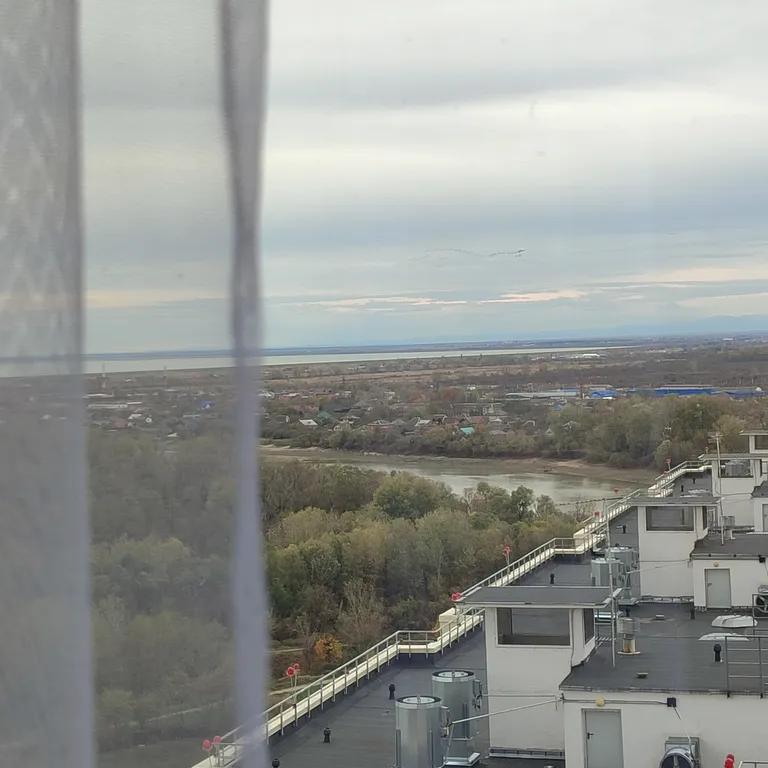 Квартира Однокомнатная квартира с шикарным видом на Кубань — Краснодар