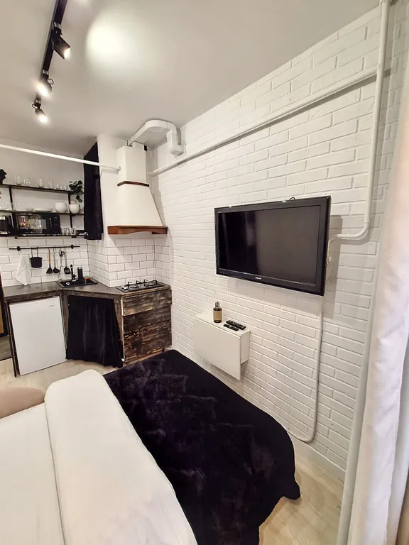 Студия с кухонной зоной. Кофемашина, wi-fi, бесконтактное заселение