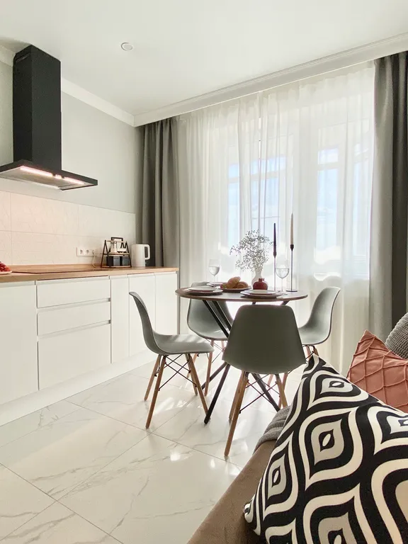 Уютная евро двухкомнатная квартира в ЖК Сердце Ростова