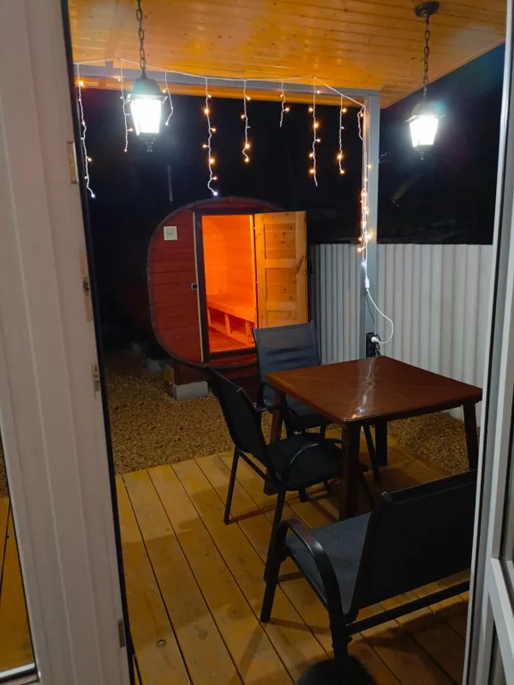 Уютный домик с баней у реки