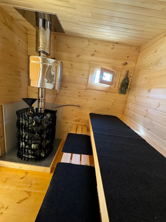 Новый дом с баней