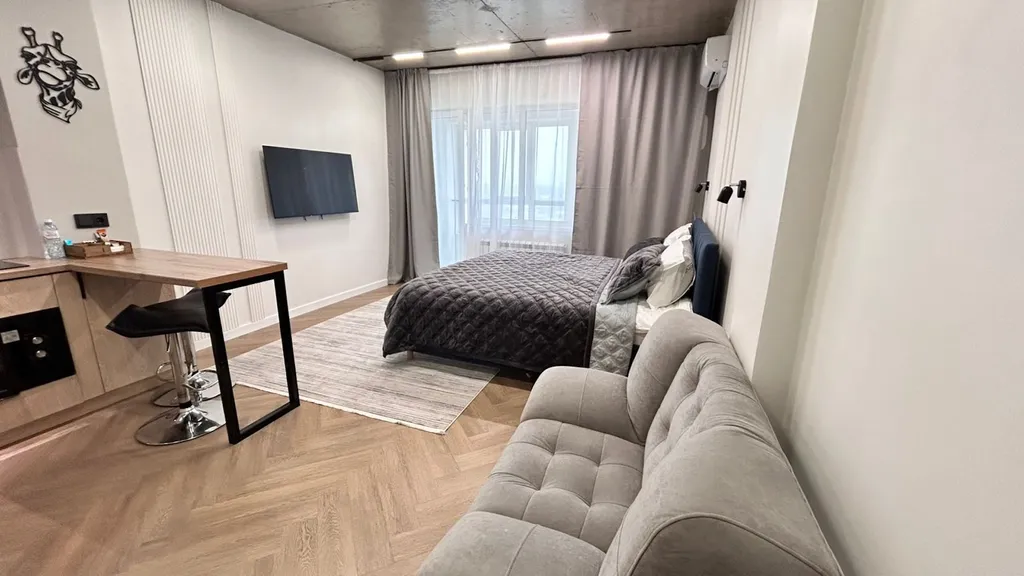 Стильная квартира в стиле лофт