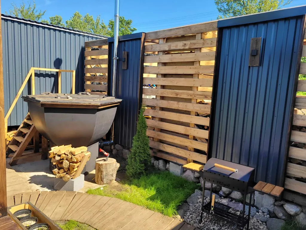 Дом с сибирским банным чаном