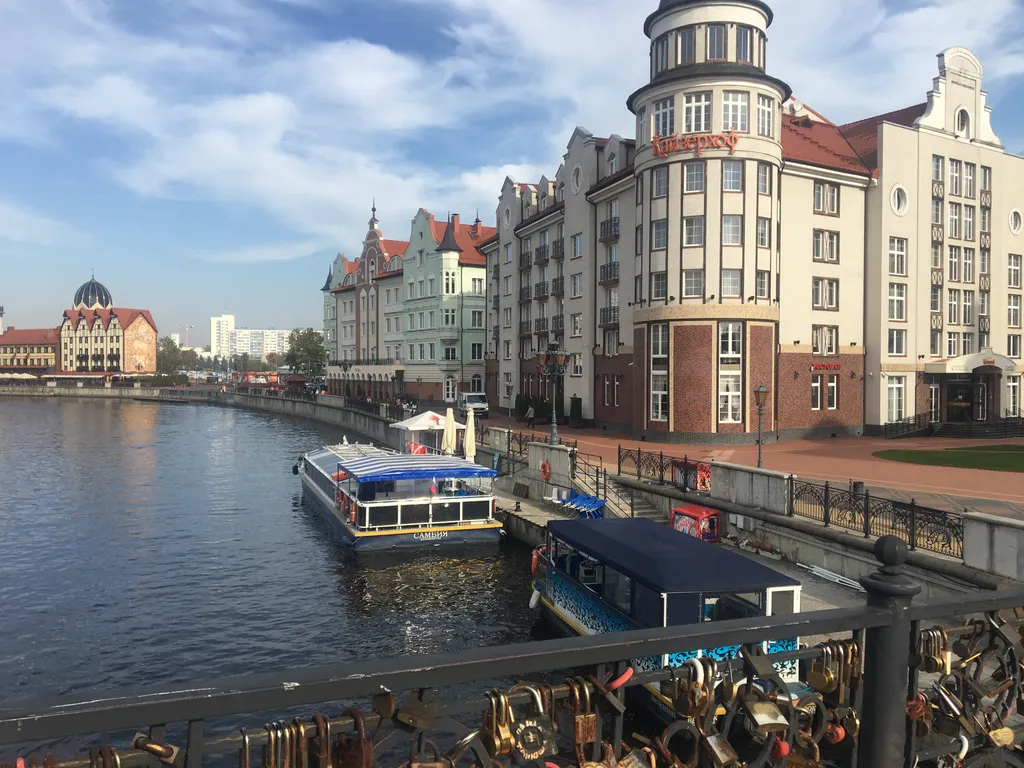Квартира Квартира в Рыбной деревне с красивым видом на реку — Калининград