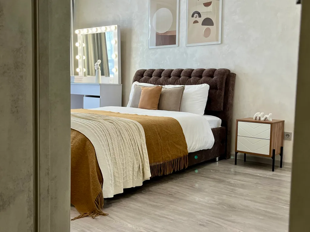 Уютная квартира в элитном доме рядом с ледовым дворцом "Уфа -Арена" — аренда посуточно в Уфа