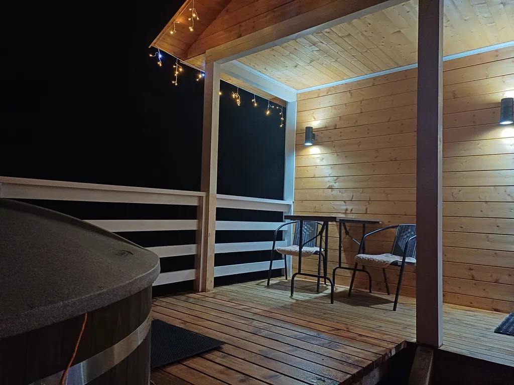 Уютный домик-баня с купелью в тихом местечке