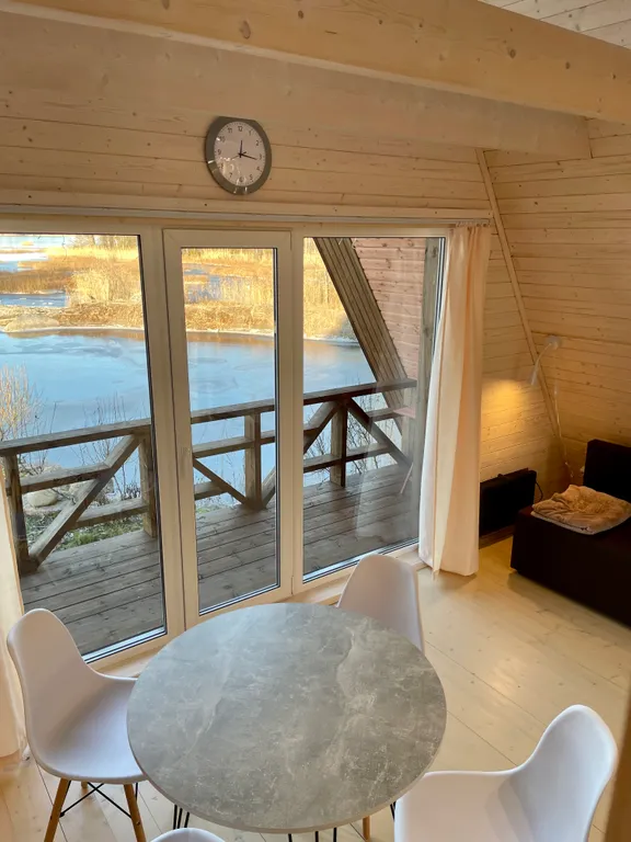 Дом-шалаш N2 с видом на Выборгский залив