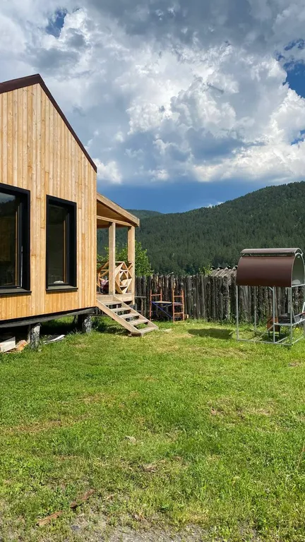 Уютный дом с лофтом