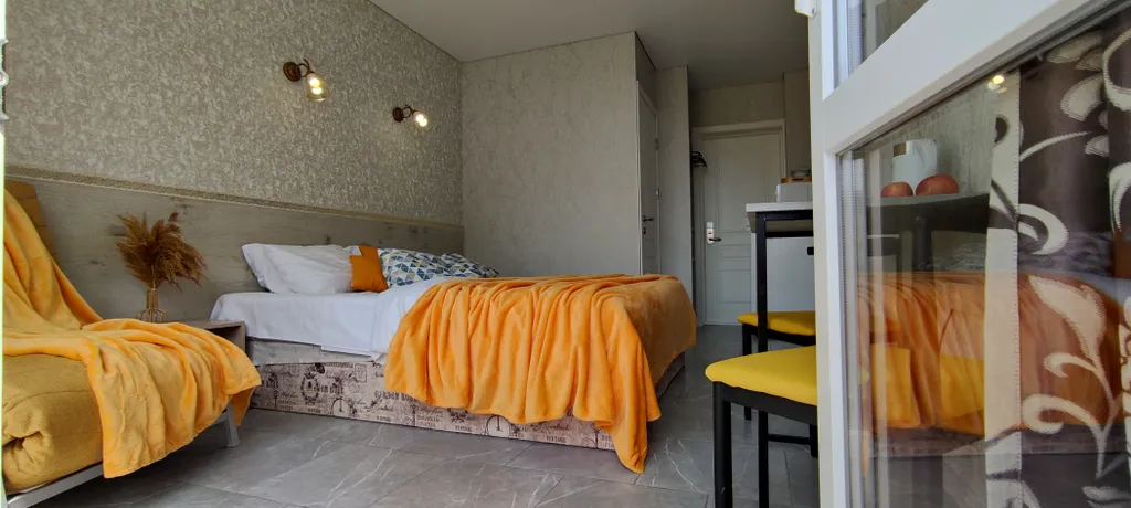 Уютный апарт плюс с балконом, отопление, беседка, парковка