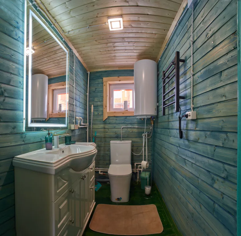 Скандинавский дом Мандарин Делюкс с баней и купелью фурако