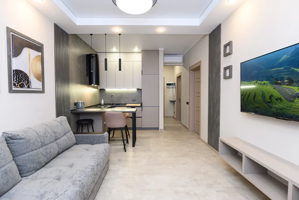 Уютная квартира в центре города в ЖК Манхэттен рядом с парком Гагарина