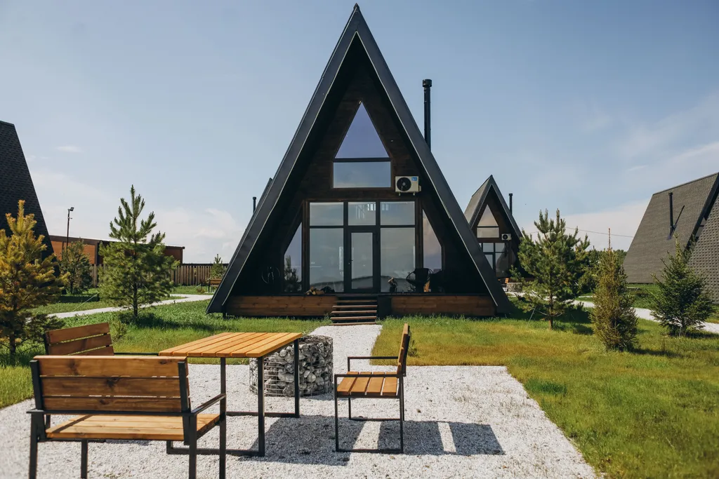 Коттедж А-Фрейм — аренда посуточно в Кыштым