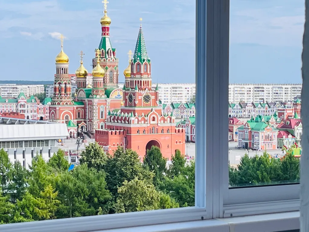 Центр туристической Йошкар-Олы с лучшим видом на Набережную