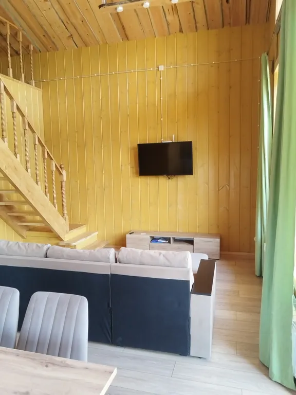 Дом 80m2 — чан, кухня, собственный берег реки