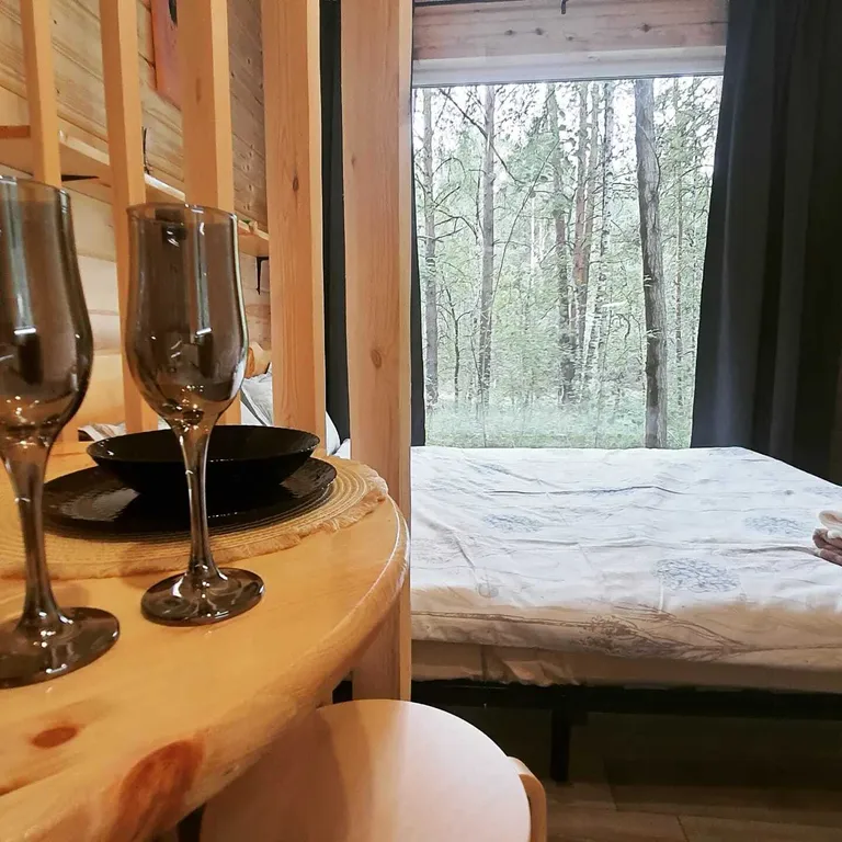 Коттедж Scandi black Уютный домик в сердце леса с панорамным окном — Березовский