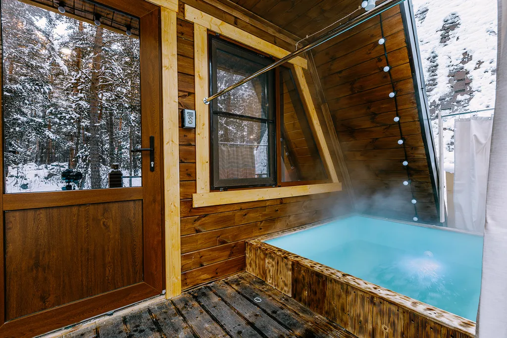 Просторный коттедж в лесу