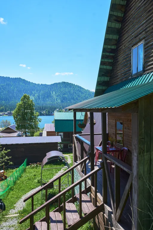 Летний домик из кедра с баней