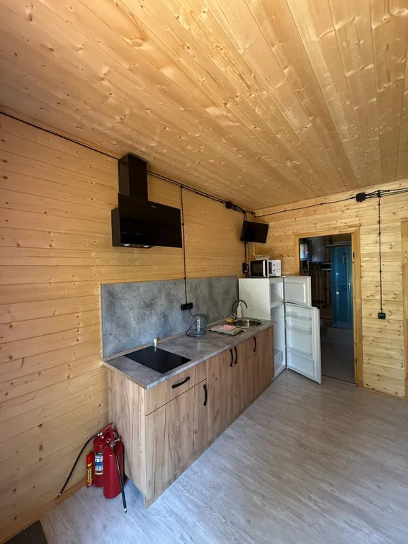 Двухэтажный коттедж с видом на лес