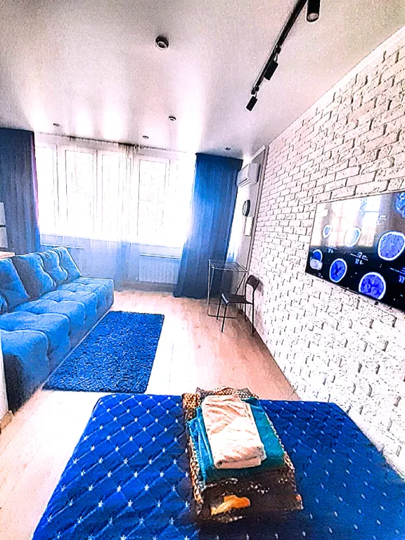 Квартира-студия Малышка с видом на Волгу