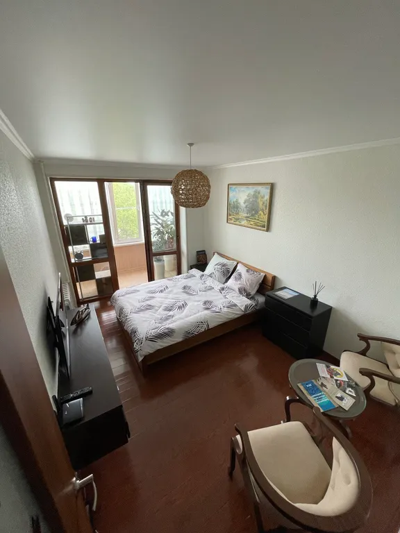 Уютная квартира с проходной лоджией с видом на вулкан