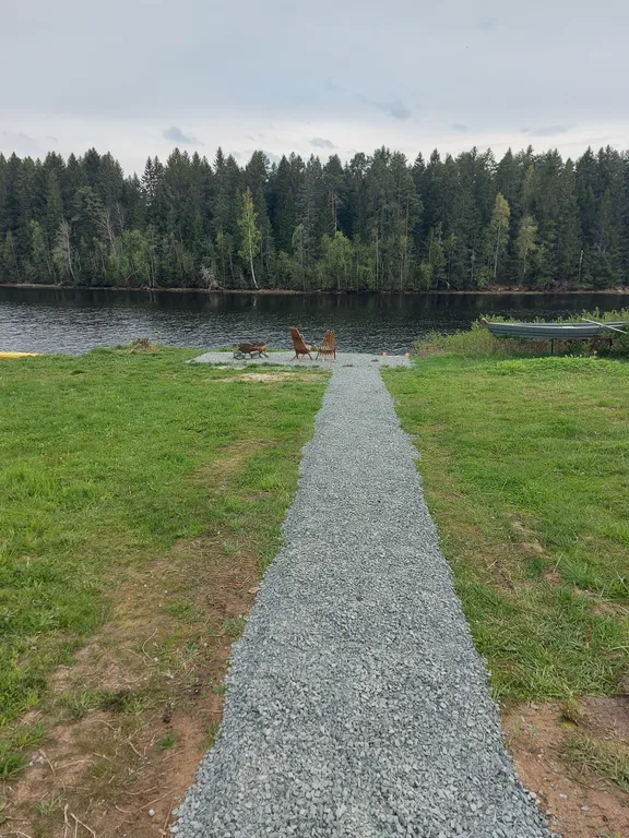 Коттедж Дом с видом на реку — Нурмойла