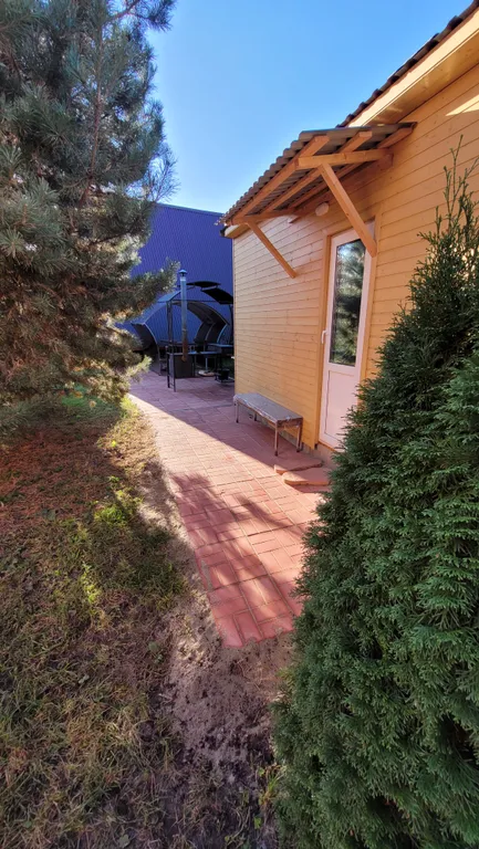 Дом A-frame с баней