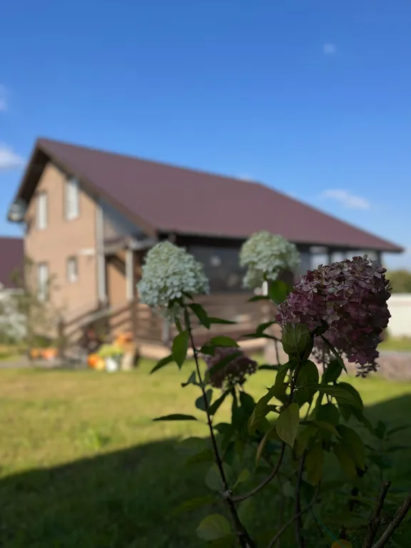 Большой дом с баней на участке