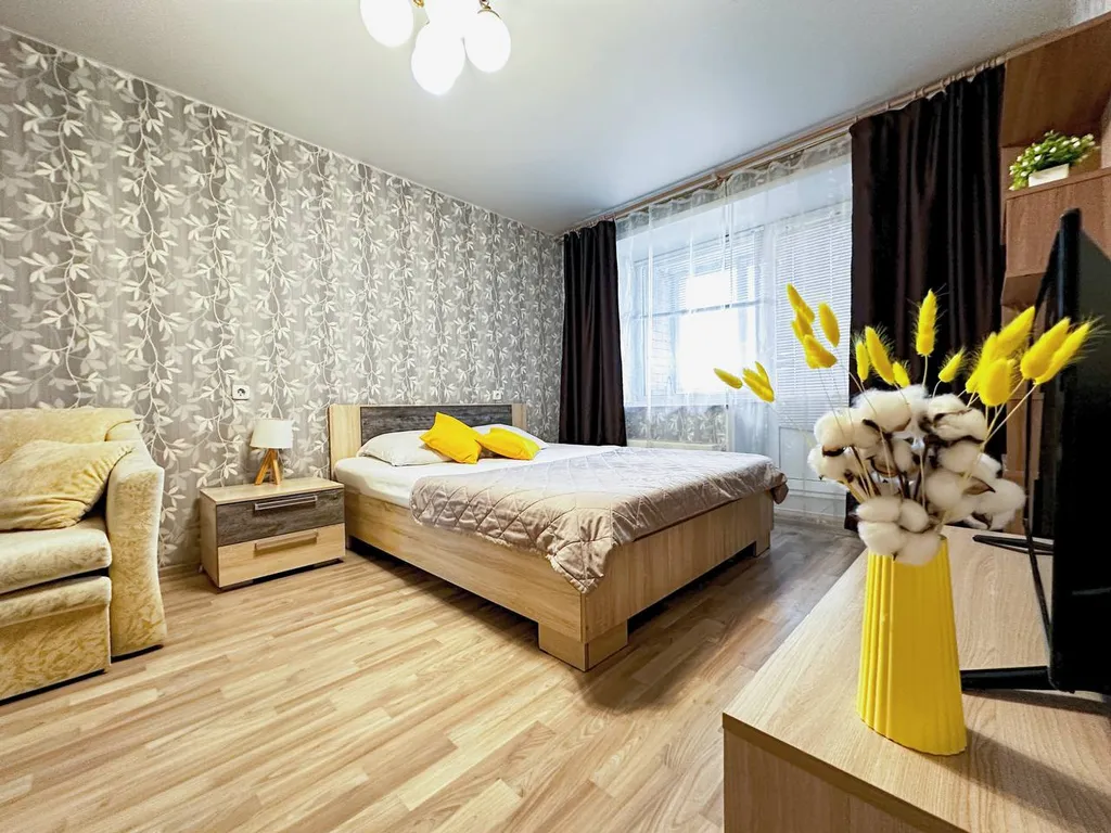 Стильная и уютная однокомнатная квартира у леса