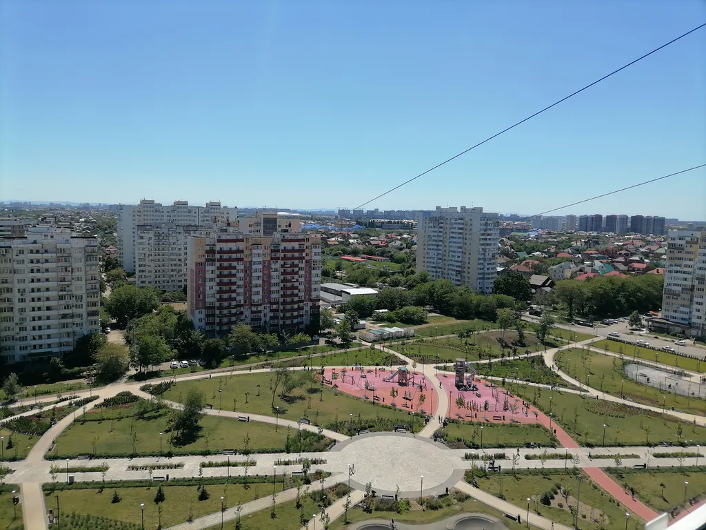 Квартира Квартира Уютная студия в пастельных тонах с панорамным видом на город — Краснодар