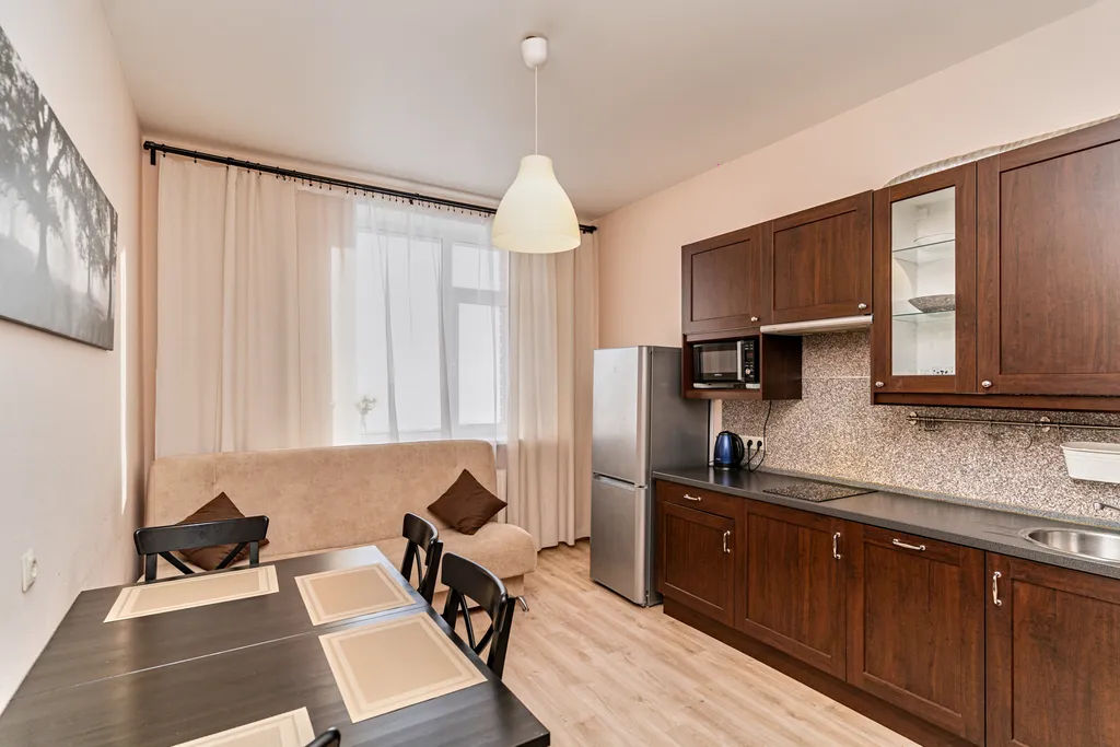 1-комнатная квартира с видом на парк За Саймой и реку Обь