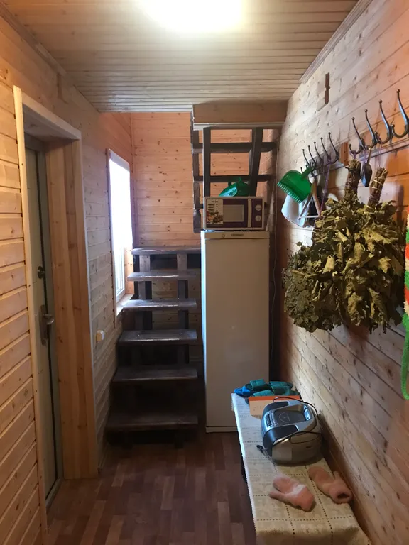 Дом с баней на дровах с вениками и паром