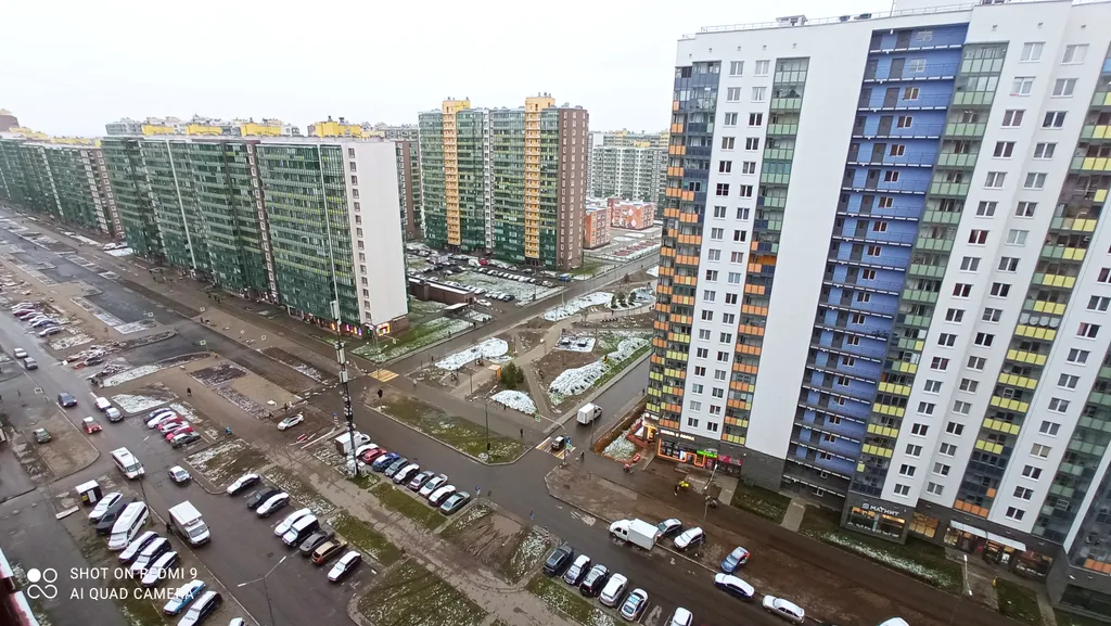 Уютная студия с видом на бульвар